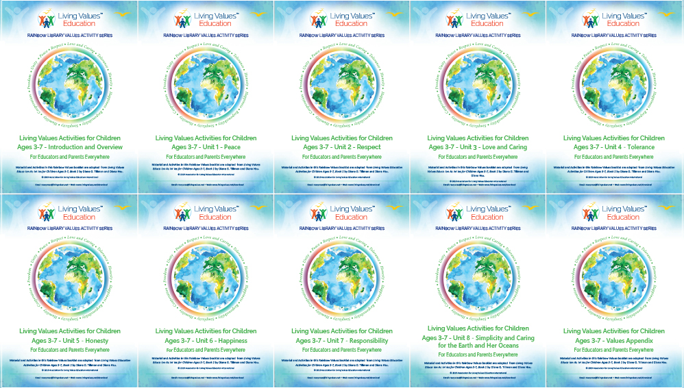 Rainbow Library Activities Booklets for Children Ages 3-7 Book 1
